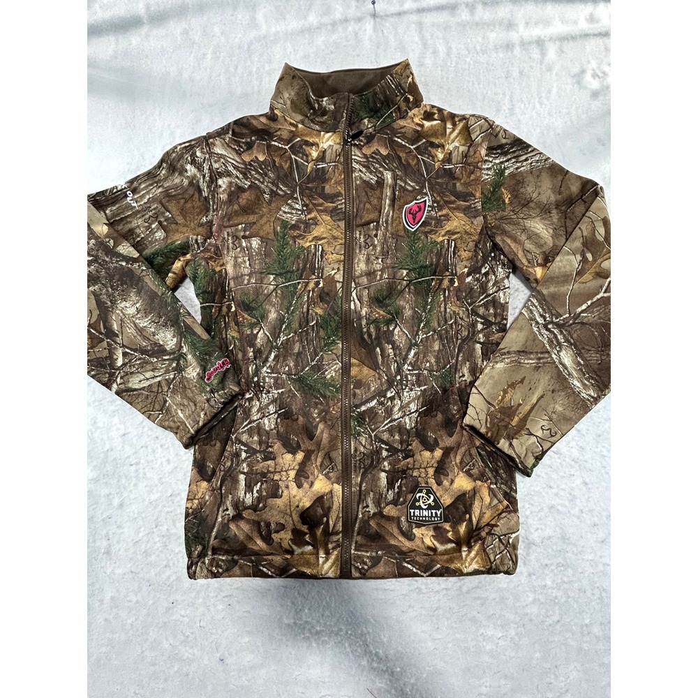 ScentBlocker SOLA Trinity Realtree Camo Hunting Jacket Womens Small Full Zip